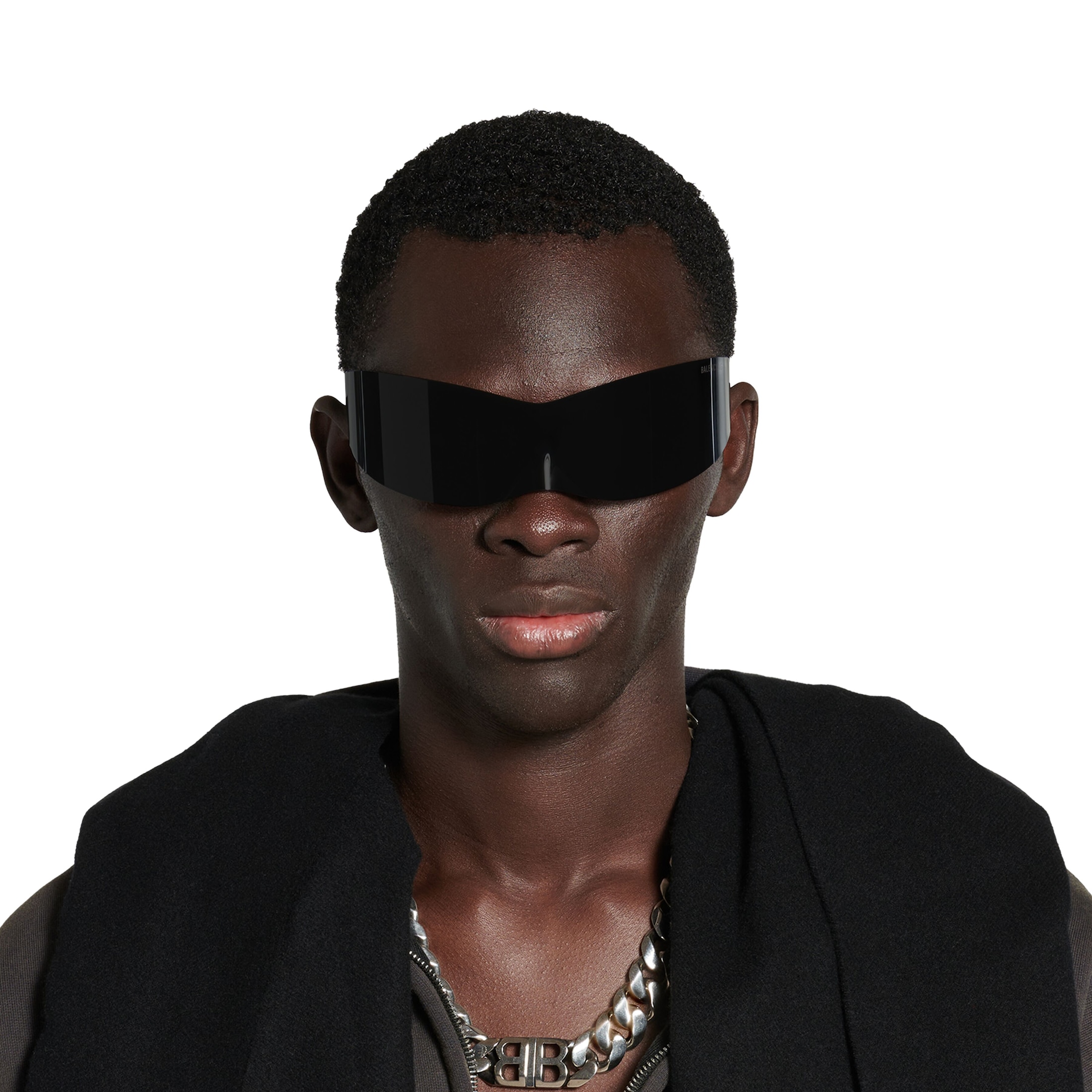 Panther Mask Sunglasses in Black - Image 2